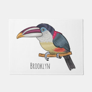 Tapete Ilustração de desenho animado de aves do caracari