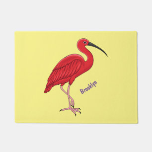 Tapete Ilustração de desenho animado de aves Scarlet ib