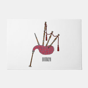 Tapete Ilustração de desenho animado de Bagpipe