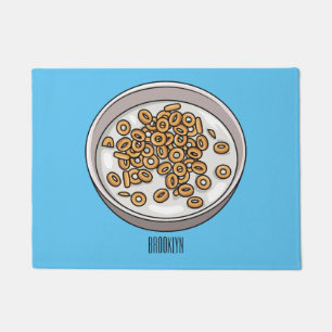 Tapete Ilustração de desenho animado de cereais