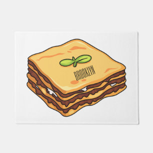 Tapete Ilustração de desenho animado de Lasagna
