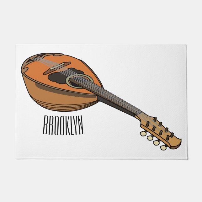 Tapete Ilustração de desenho animado de Mandolin (Frente)