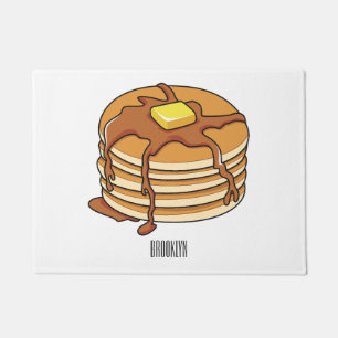 Tapete Ilustração de desenho animado de Pancake