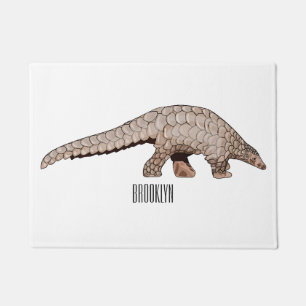 Tapete Ilustração de desenho animado de Pangolin