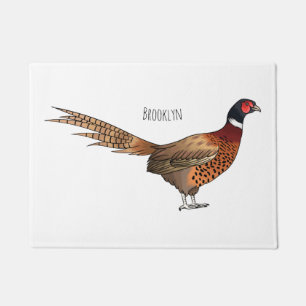 Tapete Ilustração de desenho animado de pheasant de pesco