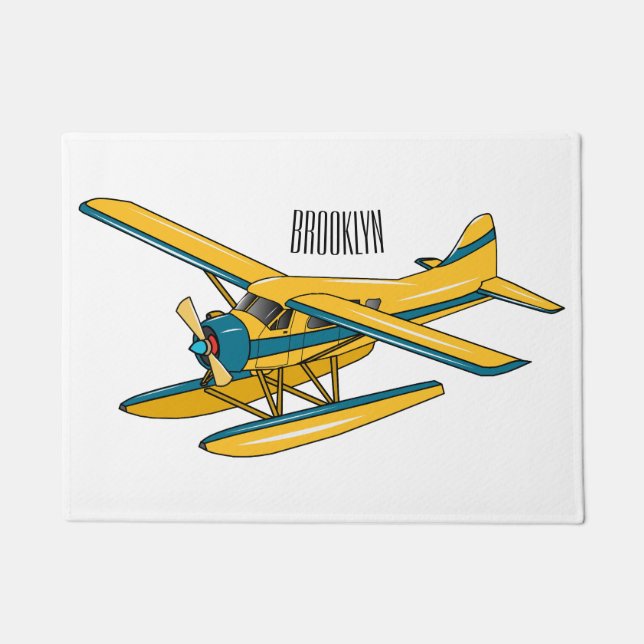 Tapete Ilustração de desenho animado de Seaplane (Frente)
