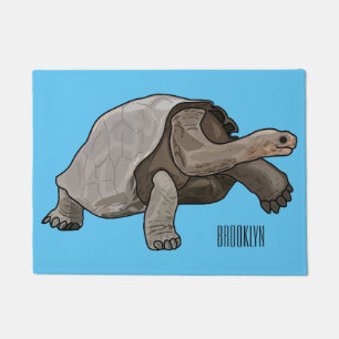 Tapete Ilustração de desenho animado de tartaruga de Galá