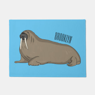 Tapete Ilustração de desenho animado de Walrus