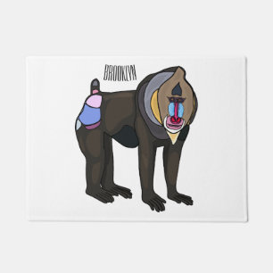 Tapete Ilustração de desenho animado Mandrill
