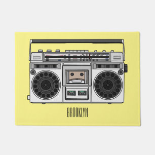 Tapete Ilustração de desenho de rádio