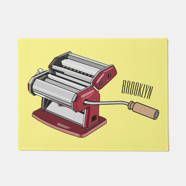 Tapete Ilustração de desenho do fabricante de massas (Frente)