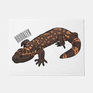 Tapete Ilustração de desenho do monstro de Gila