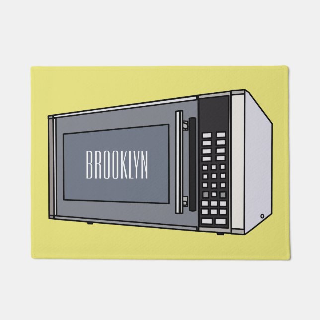 Tapete Ilustração de desenho em micro-ondas (Frente)