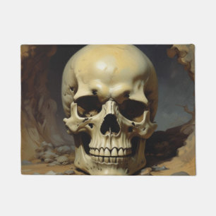 Tapete Ilustração de Estilo de Pintura de Óleo Crânio