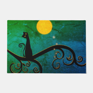 Tapete Ilustração de Gato Whimsical