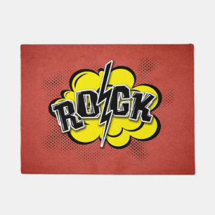 Tapete Ilustração de rock estilo cômico