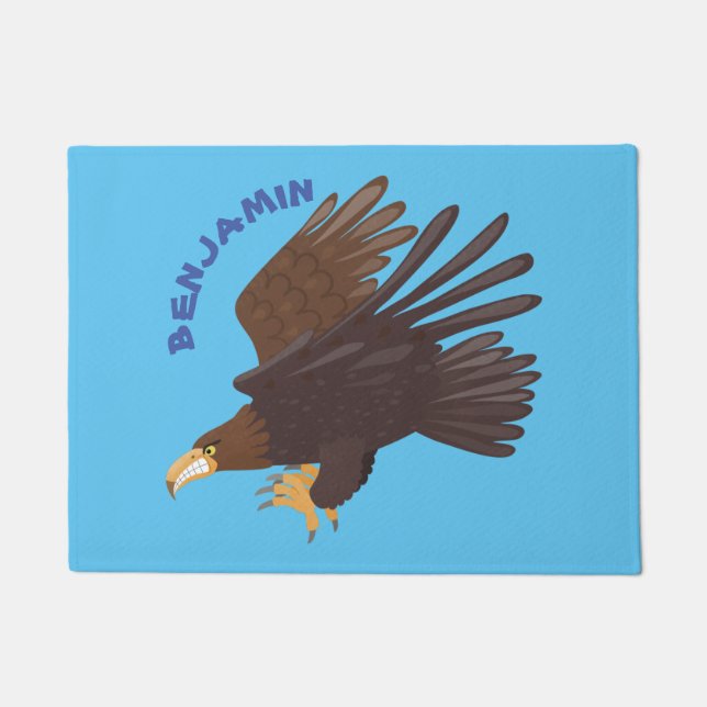 Tapete ilustração engraçada da águia-ouro (Frente)