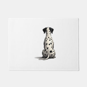 Tapete Ilustração Minimalista de Cachorro Dalmatiano Anti