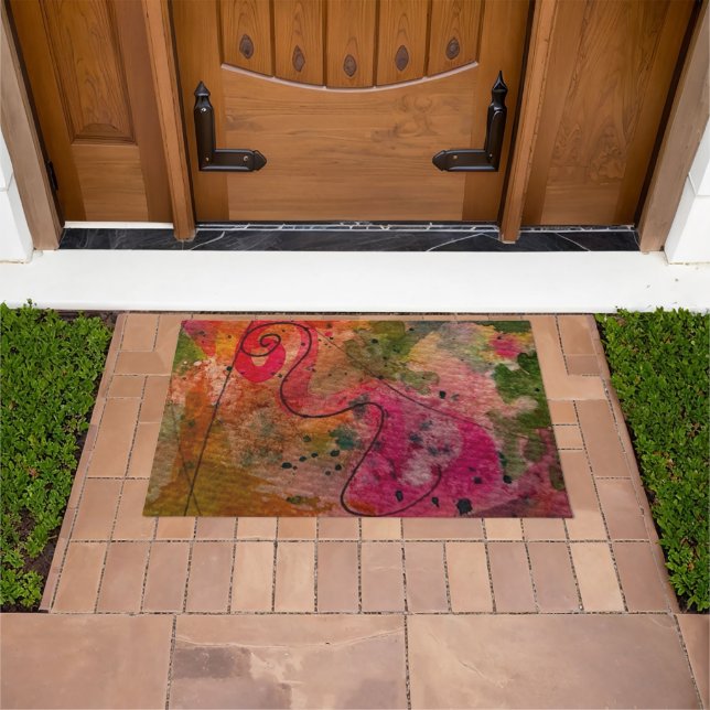 Tapete Imagem De Abstrato De Aquarela E De Tinta Bonito (Ar livre)