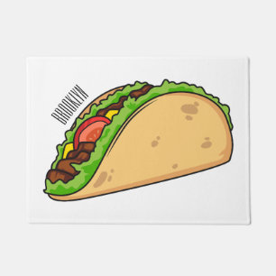 Tapete Imagem de desenho animado do Taco