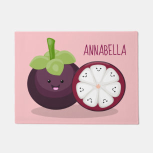 Tapete Imagem de desenho animado roxo e bonito