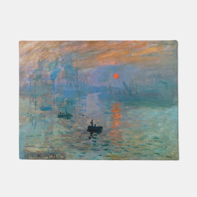 Tapete Impressão Aumento do sol por Claude Monet (Frente)