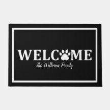 Impressão de Caneta de Cão Cardíaco - BEM-VINDO -