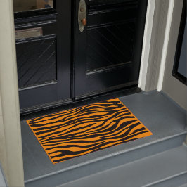 Tapete Impressão de Princeton Orange Zebra