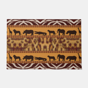 Tapete Impressão em animais moderna tribal africana de pa