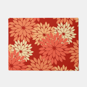 Tapete Impressão floral moderno do quimono, tanjerina