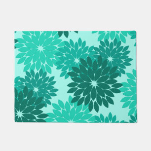Tapete Impressão, turquesa, cerceta & Aqua florais