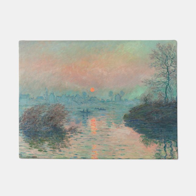 Tapete Impressionismo das Belas Artes do Monet Sunset (Frente)