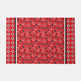 Tapete Impressões Red Bandana Boho