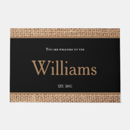 Tapete Incrível conforto design moderno monograma castanh