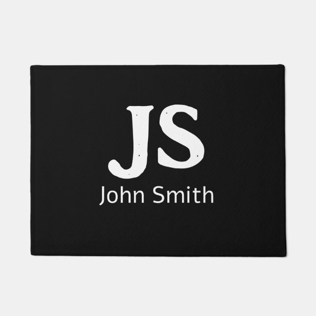 Tapete Iniciais pessoais personalizáveis (Frente)