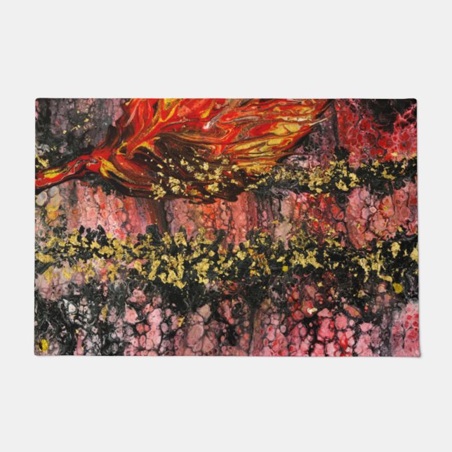 Tapete Inspirado pelos Incêndios da Califórnia (Frente)