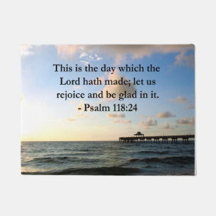 TAPETE INSPIRANDO PSALM 118:24 VERSO