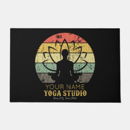 Tapete Instrutor de Malhação do Yoga Studio Personalizado