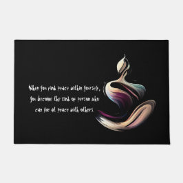 Tapete Instrutor de Meditação de Yoga Lotus Pose Bruske