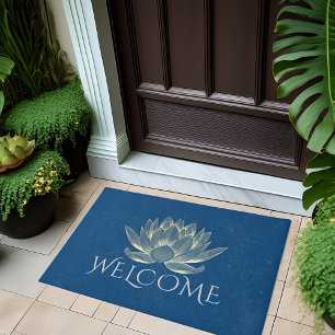 Tapete Instrutor de Meditação YOGA Lotus Welcome Doormat