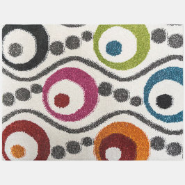 Tapete interior multiponto de 9’x12’ Abstrato