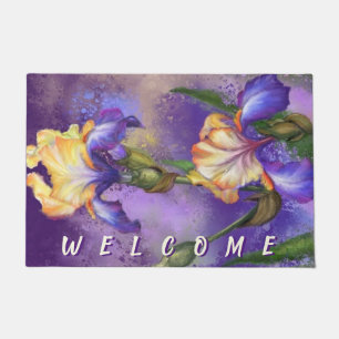 Tapete Iris Flowers Doormat Irises