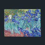 Tapete Irises Vincent van Gogh<br><div class="desc">Irlandeses (1889) Vincent van Gogh. Uma bela paisagem de verão. Os irlandeses azuis florescem num leito florido num jardim verde. Reprodução de famosas imagens de arte no dominio público.</div>