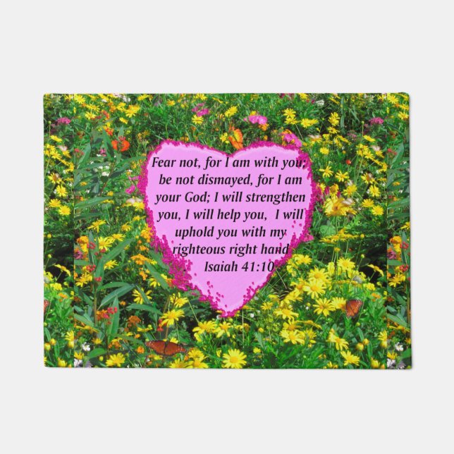 TAPETE ISAIAH 41:10 WILDFLOWER PHOTO DESIGN (Frente)