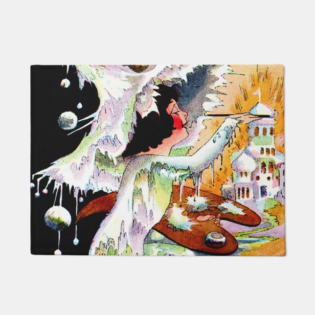 Tapete "Jack Frost Painting" Fada Art de M T Ross (Frente)