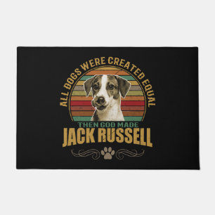 Tapete jack russell terrier dog - todos os cães foram cri