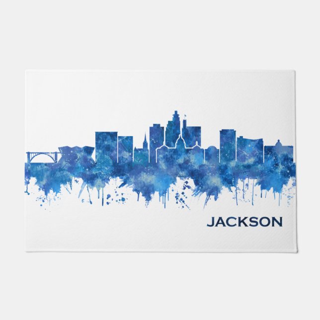 Tapete Jackson USA Skyline Blue (Frente)