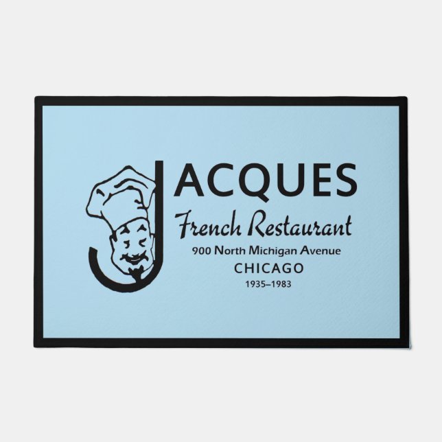 Tapete Jacques French Restaurant, Chicago, Illinois (Frente)