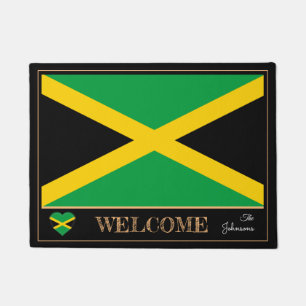 Tapete Jamaica & Jamaican Flag house mats /sport Bem-vind