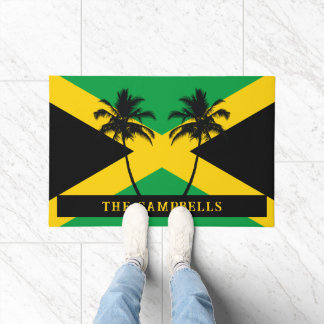 Tapete Jamaican Flag Family Name